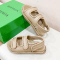 BOTTEGA VENETA REFINED DAD SANDAL IN TUSCAN BEIGE LAMBSKIN