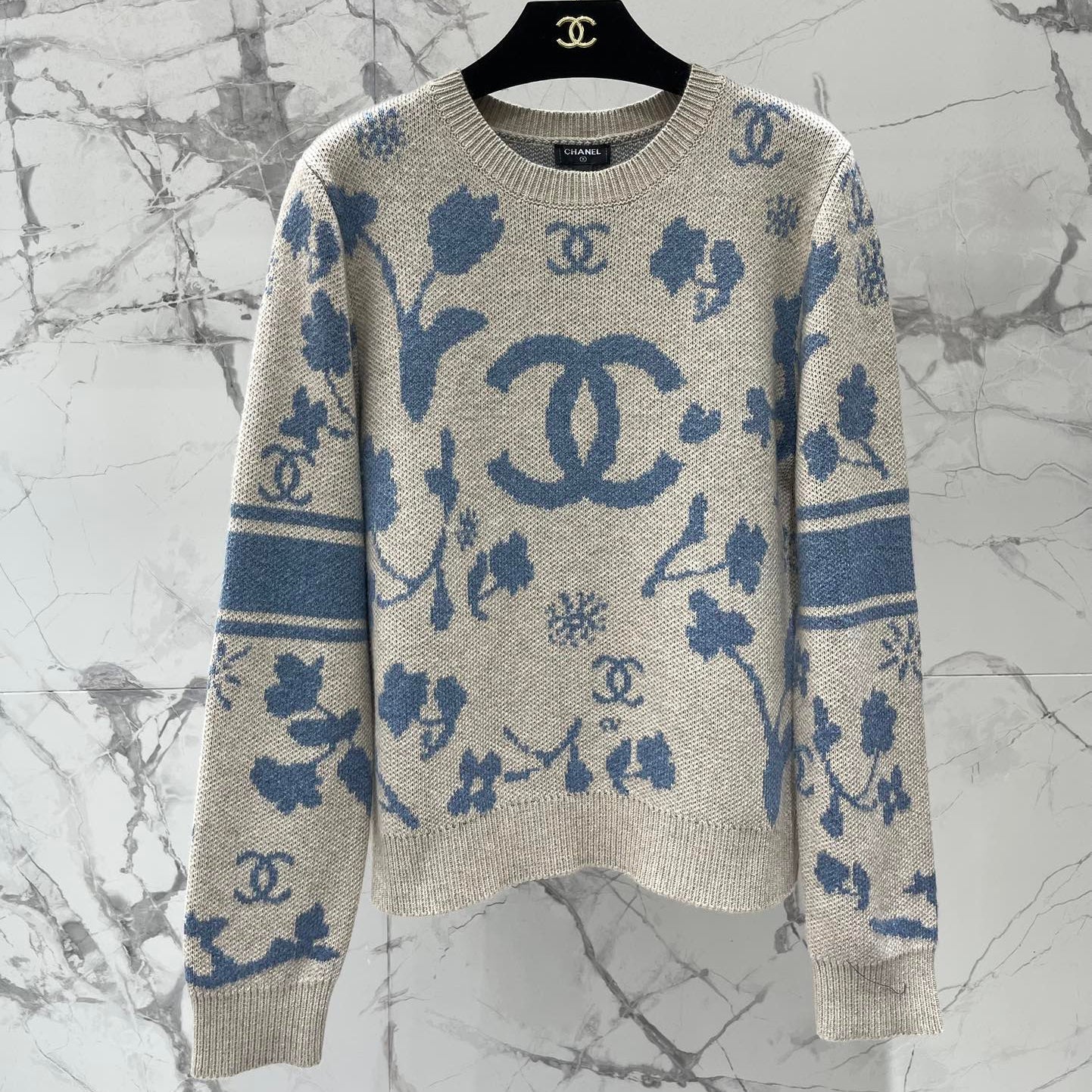 CHANEL 25S CREW NECK SWEATER 462