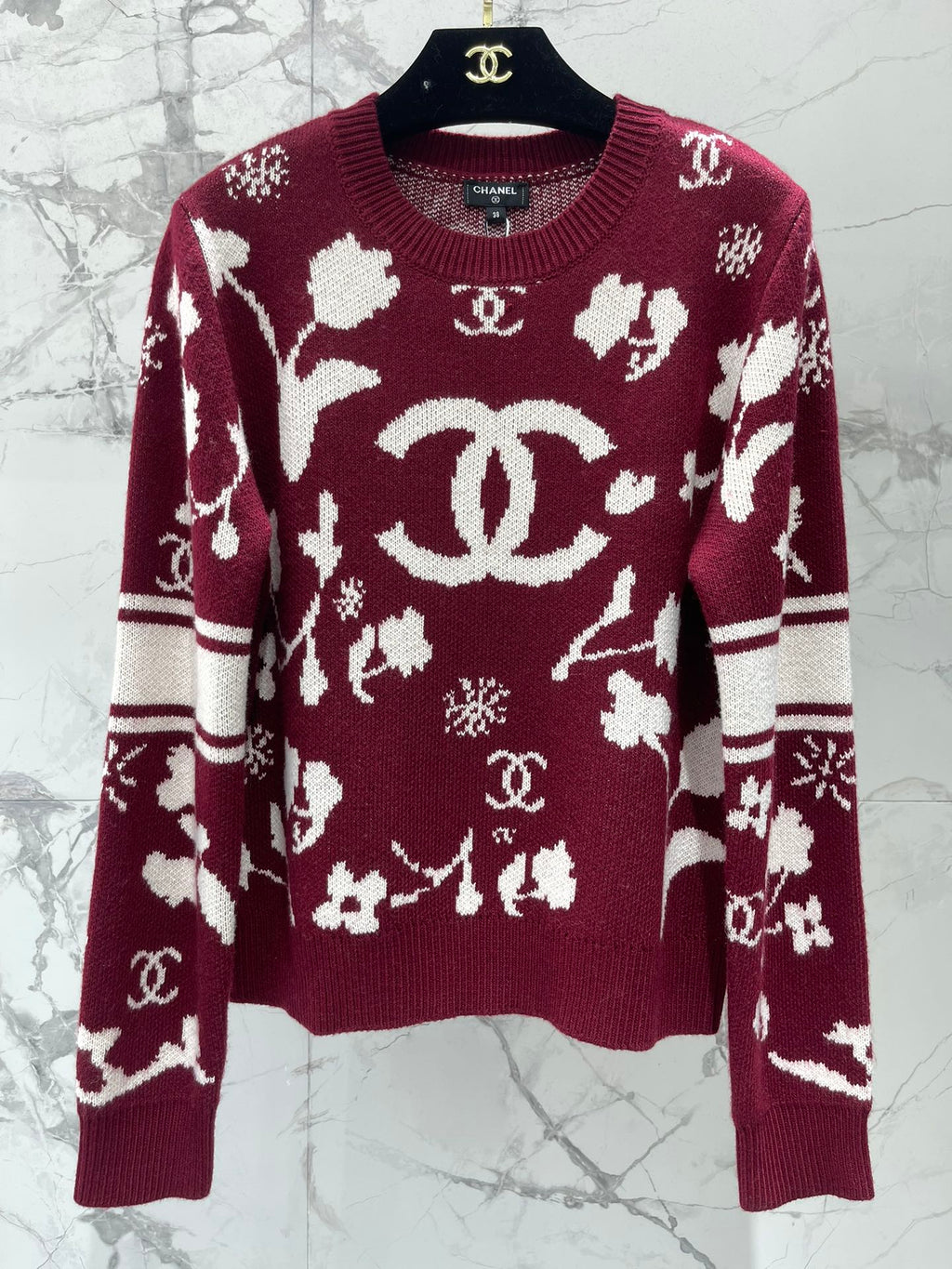 CHANEL 25S CREW NECK SWEATER 460