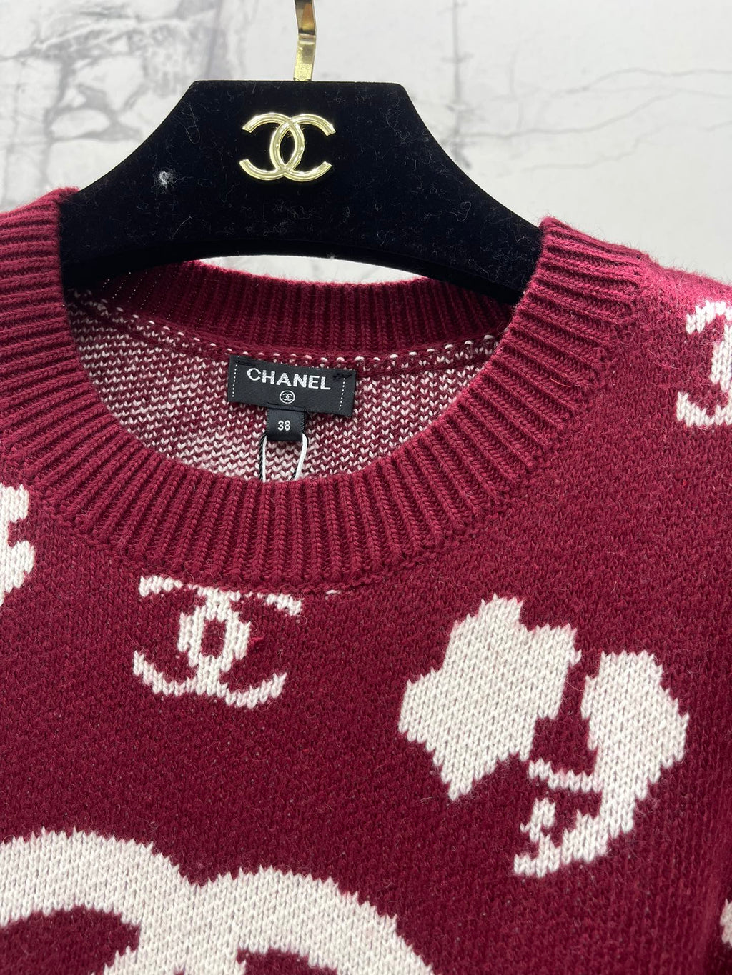 CHANEL 25S CREW NECK SWEATER 460