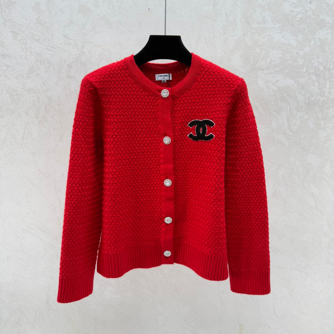 CHANEL 25S ROUND-NECK CARDIGAN 520
