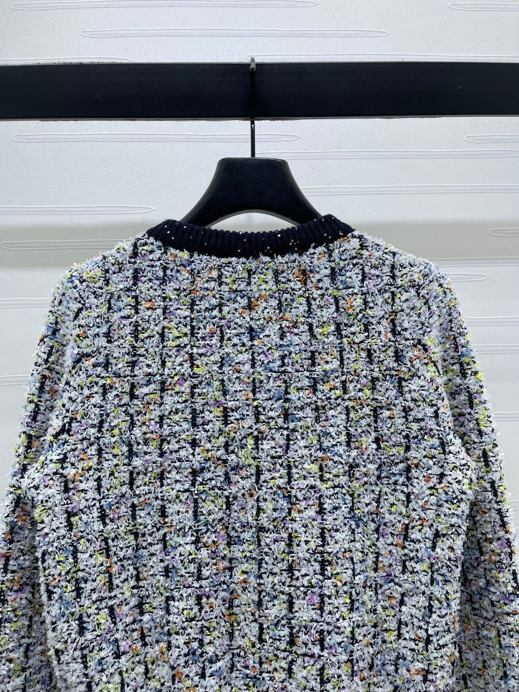 CHANEL 26S FLORAL KNIT CARDIGAN 735