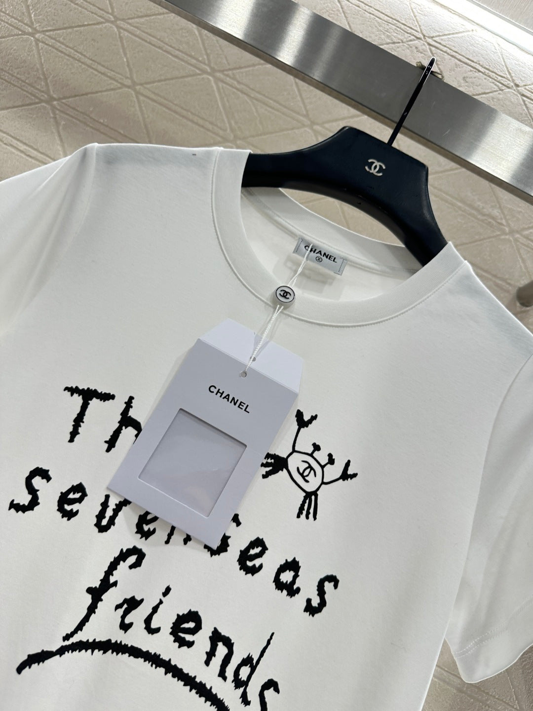 CHANEL 25S CREW NECK T-SHIRT 458