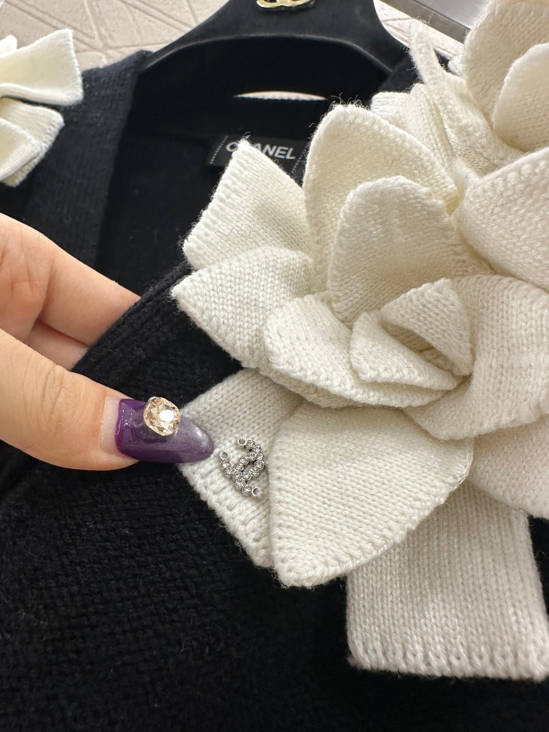 CHANEL 25S CAMELLIA PRINT CARDIGAN 648