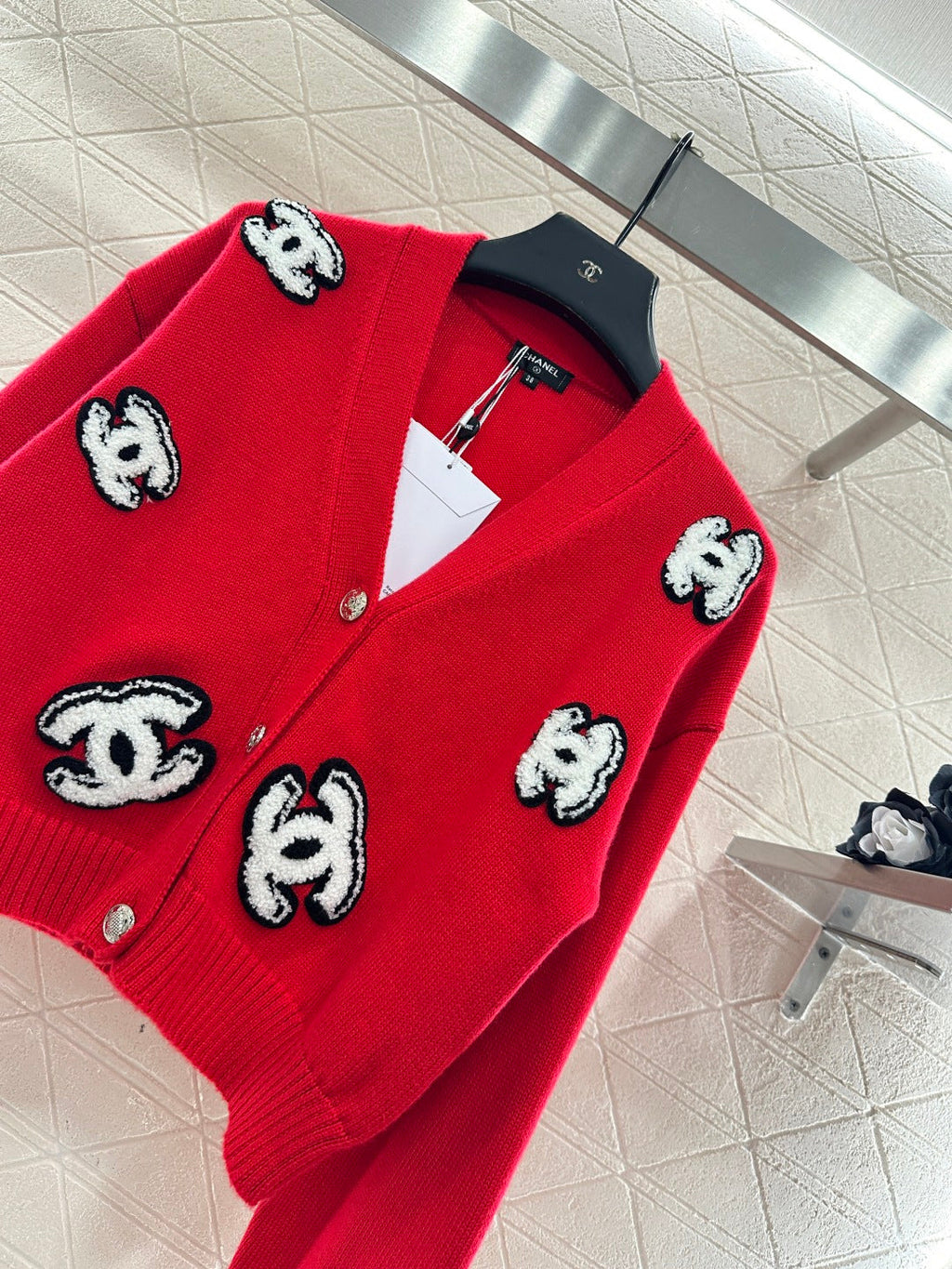 CHANEL 25S KNITTED CARDIGAN 642