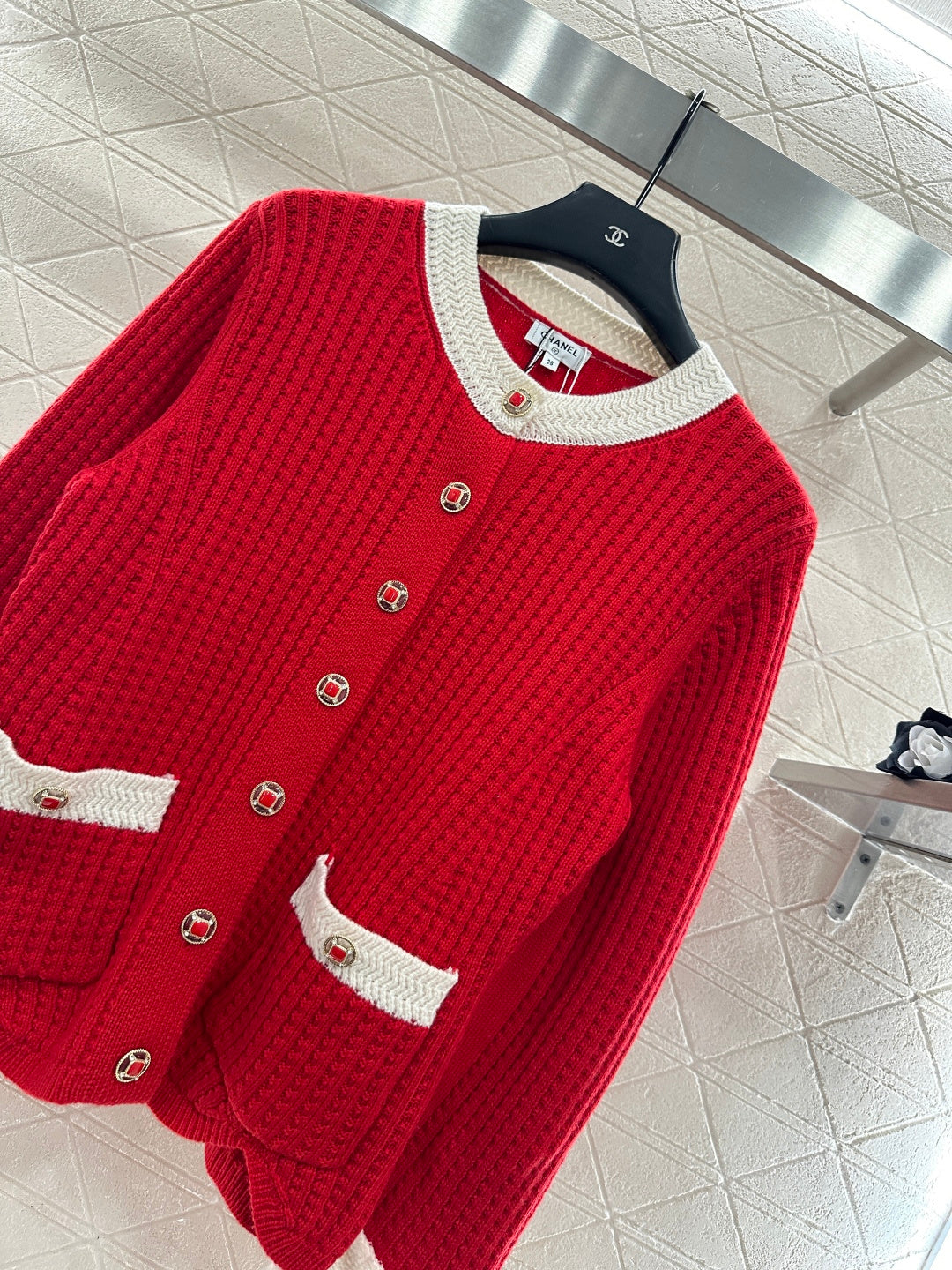 CHANEL 25S KNITTED CARDIGAN 643