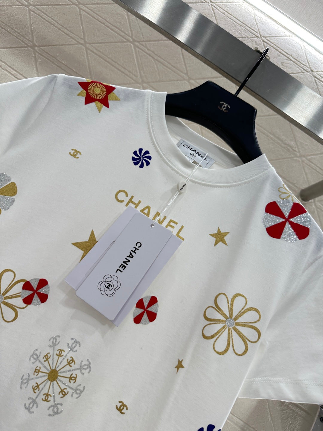 CHANEL 25S PRINTED T-SHIRT 650