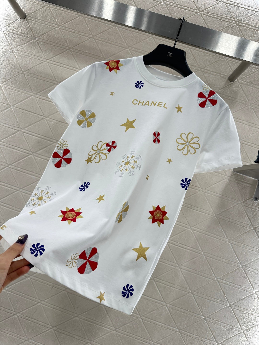 CHANEL 25S PRINTED T-SHIRT 650