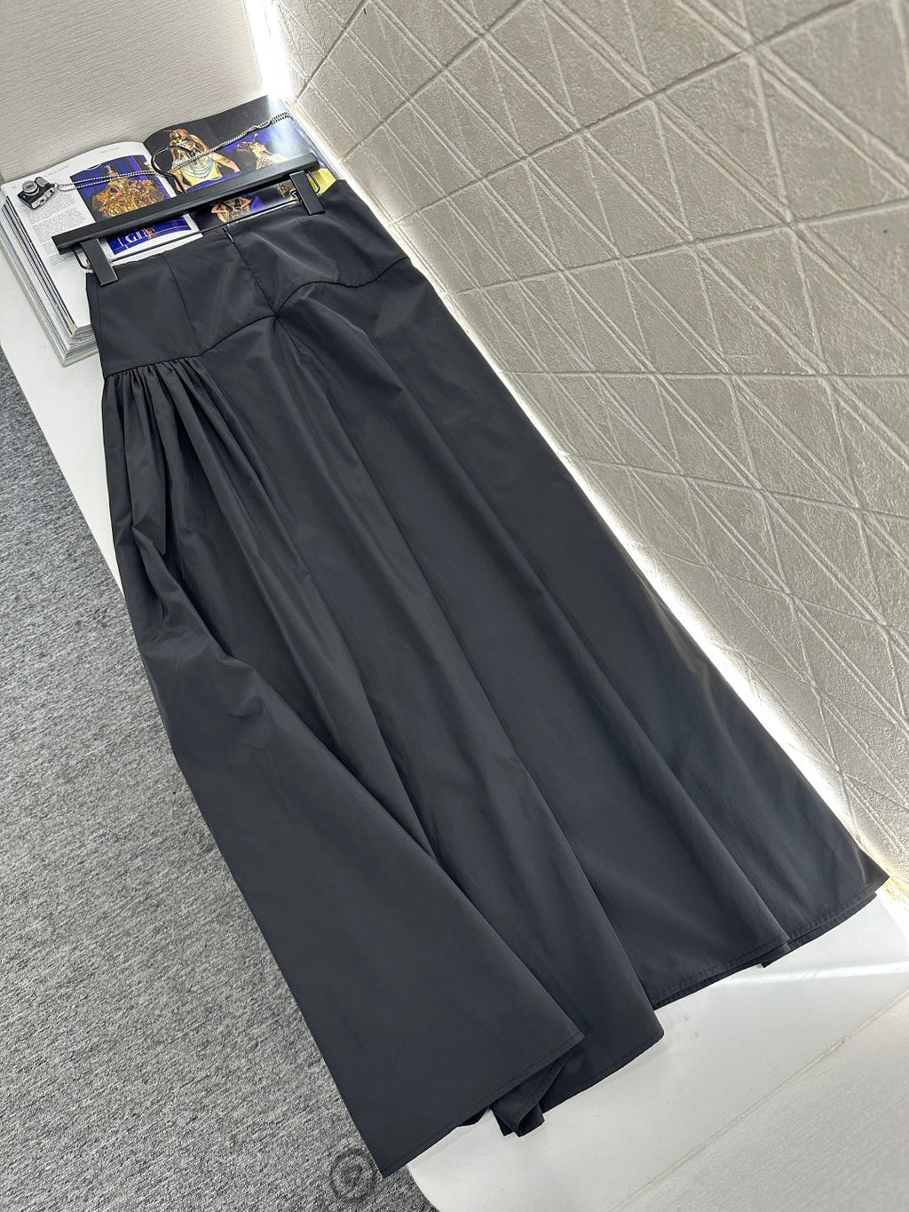 CHANEL 25S LONG PLEATED SKIRT 615