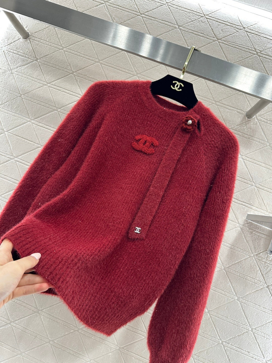 CHANEL 26S CREW NECK PULLOVER SWEATER 734
