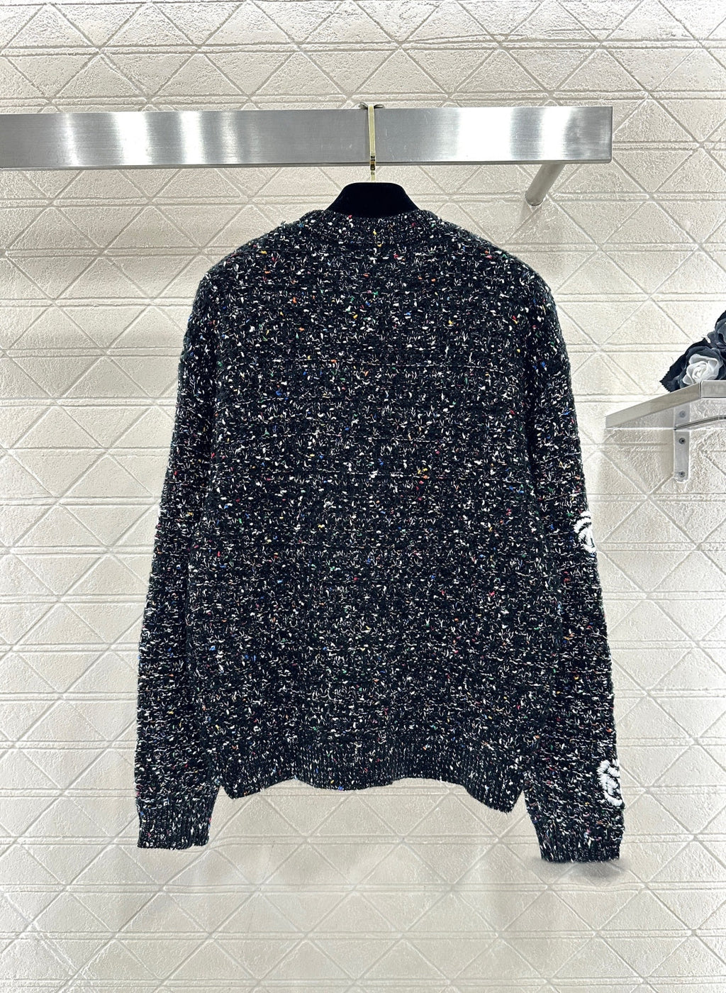 CHANEL 26S CASHMERE BLEND KNIT SWEATER 731