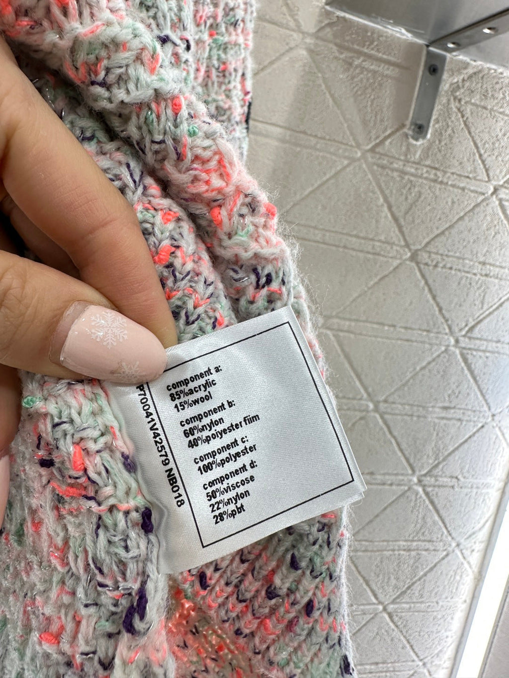 CHANEL 26S CASHMERE BLEND KNIT SWEATER 730