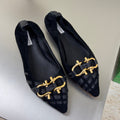 BOTTEGA VENETA BALLET FLAT IN BLACK SUEDE