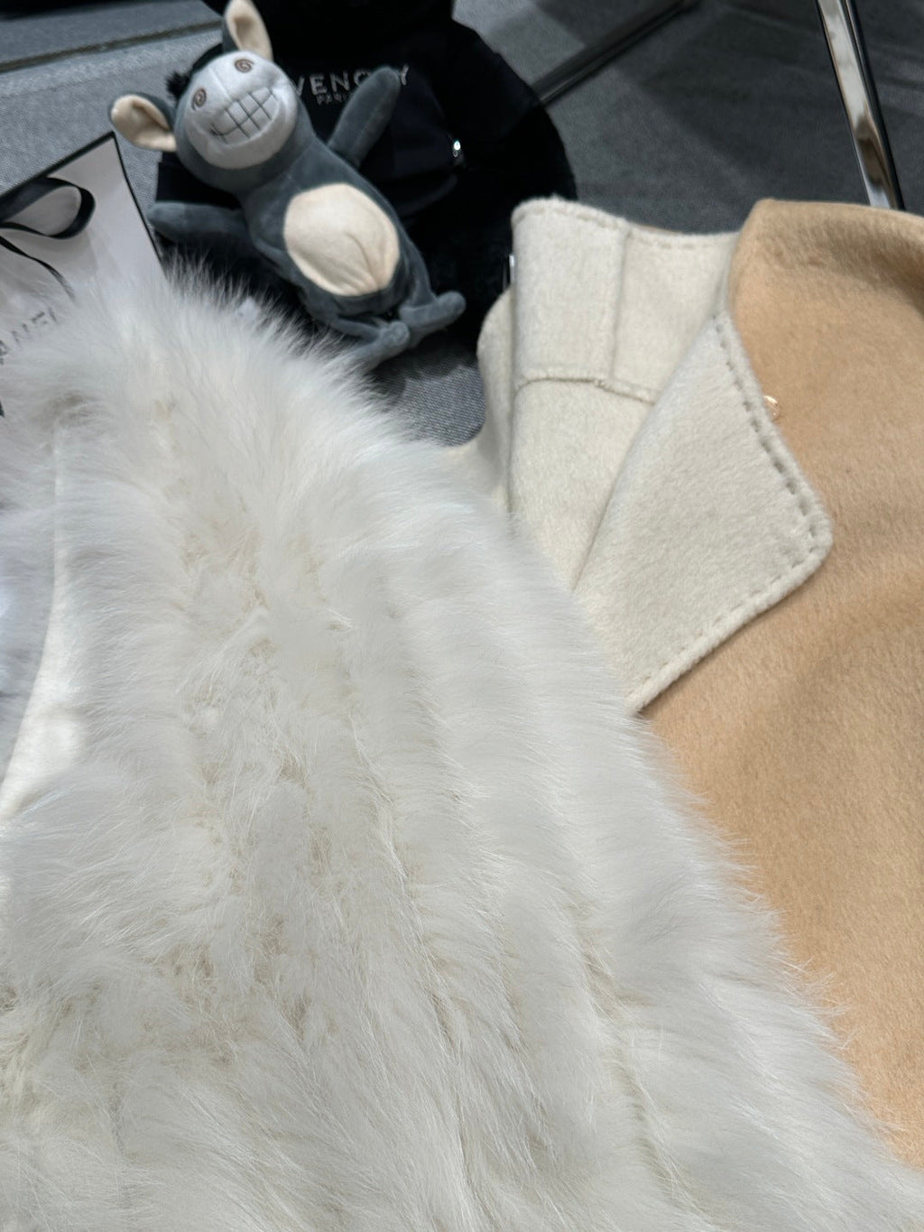 CHANEL 25S REVERSIBLE FOX FUR JACKET 591