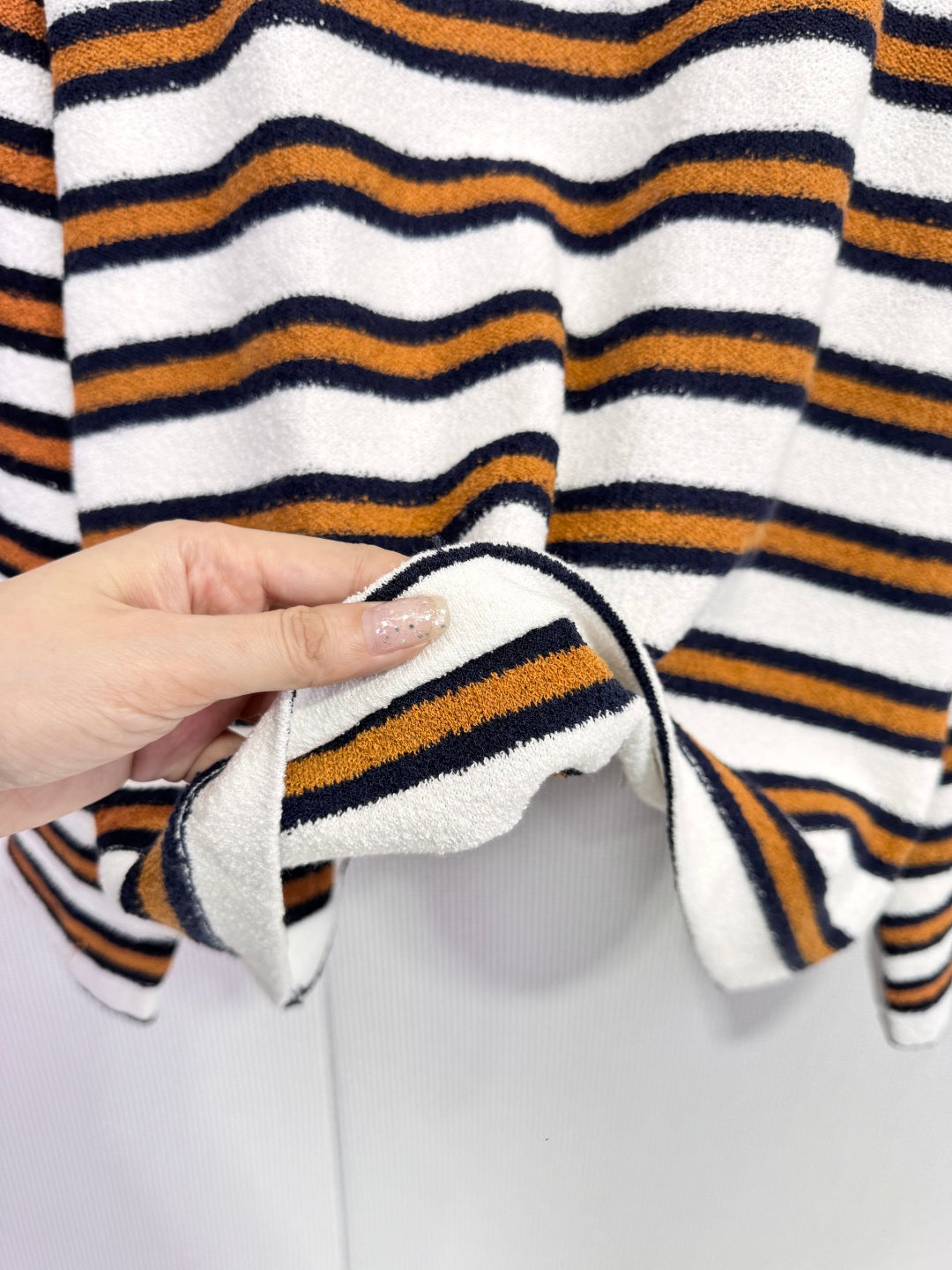 CHANEL 25S KNIT STRIPED POLO 587