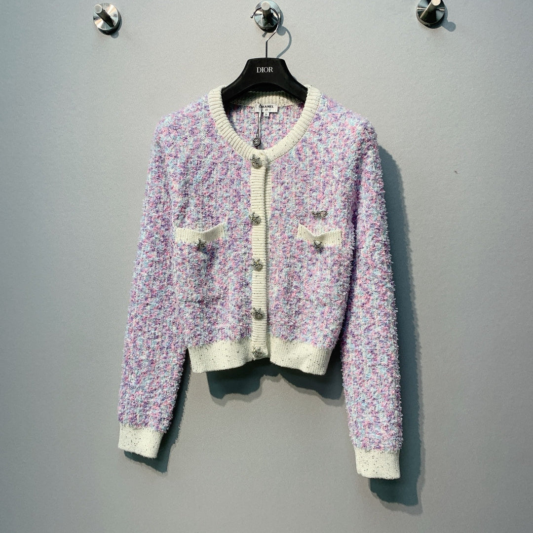 CHANEL 26S CREW NECK CARDIGAN 803