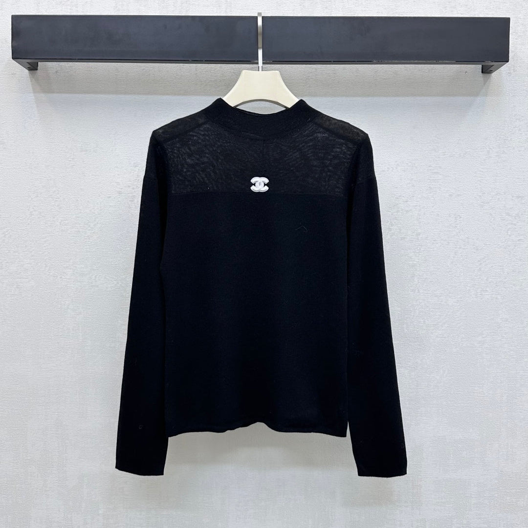 CHANEL 25S LIGHTWEIGHT KNIT SWEATER 606