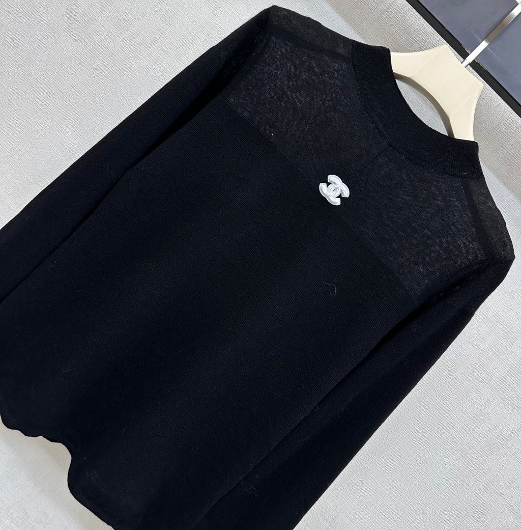 CHANEL 25S LIGHTWEIGHT KNIT SWEATER 606