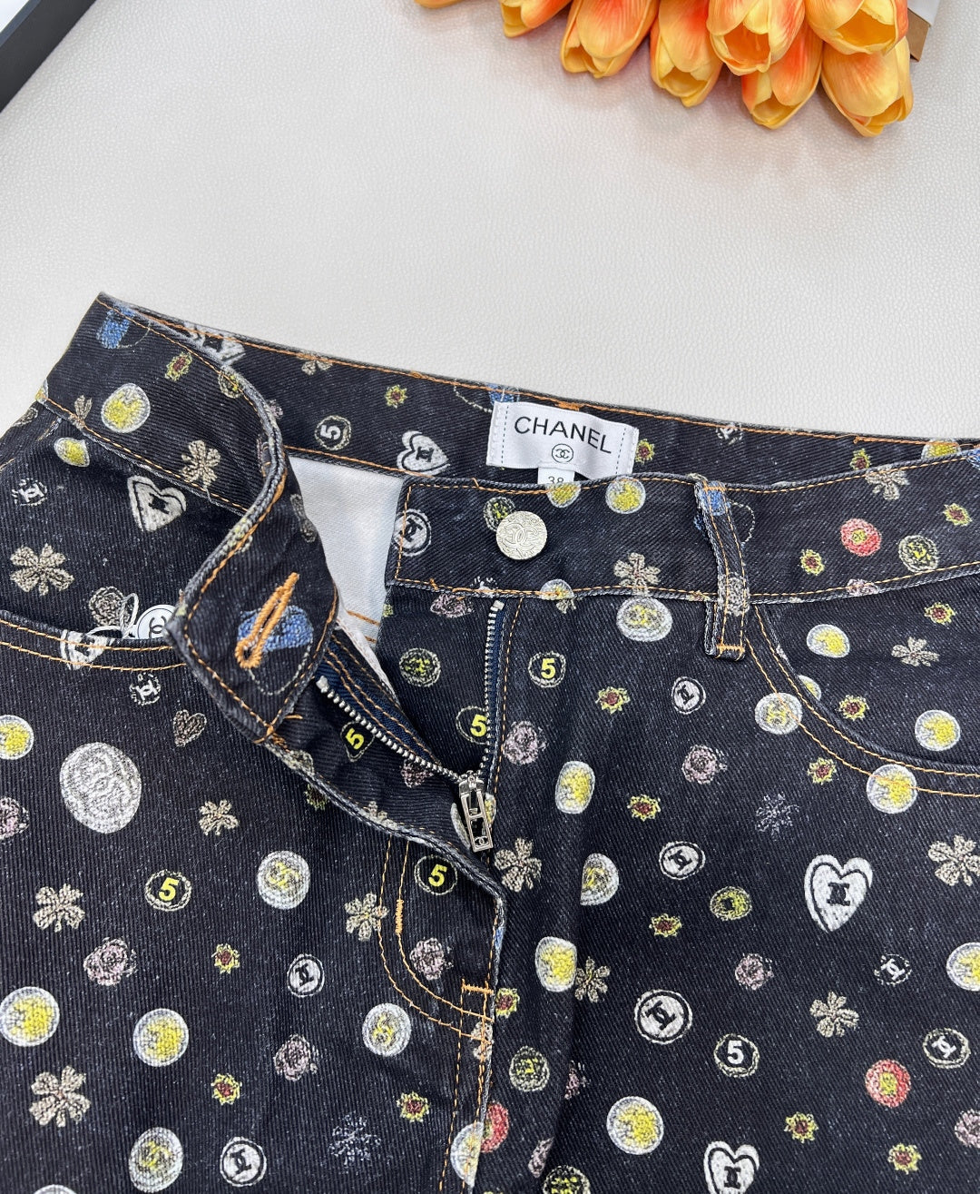 CHANEL 25S DENIM JEANS 597