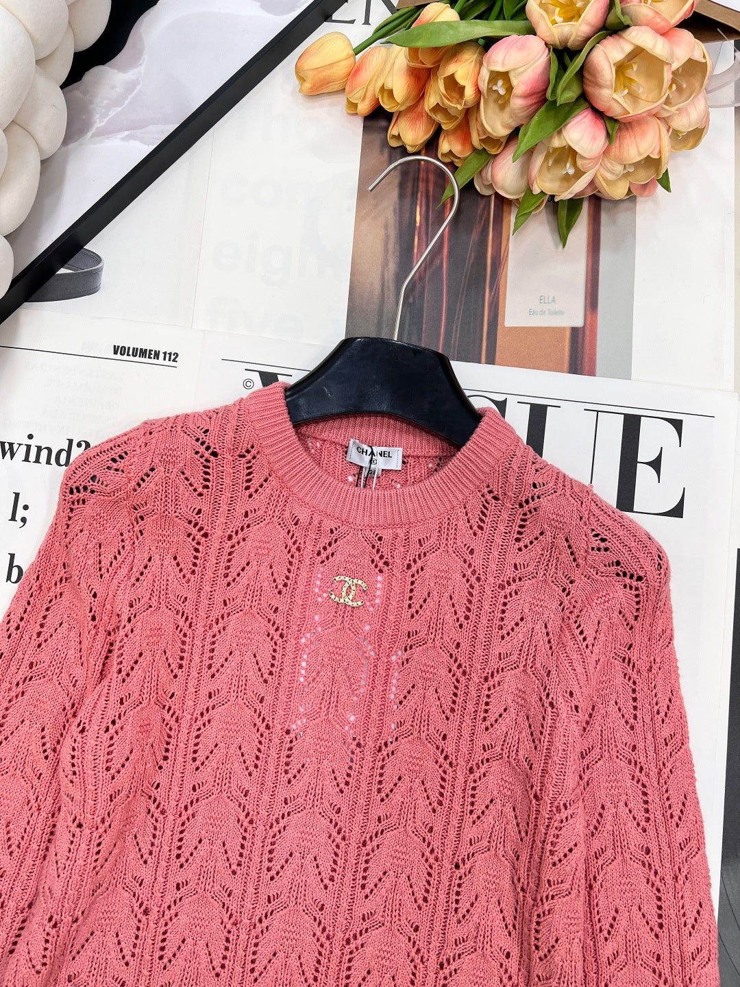 CHANEL 25S LONG-SLEEVE SWEATER 442