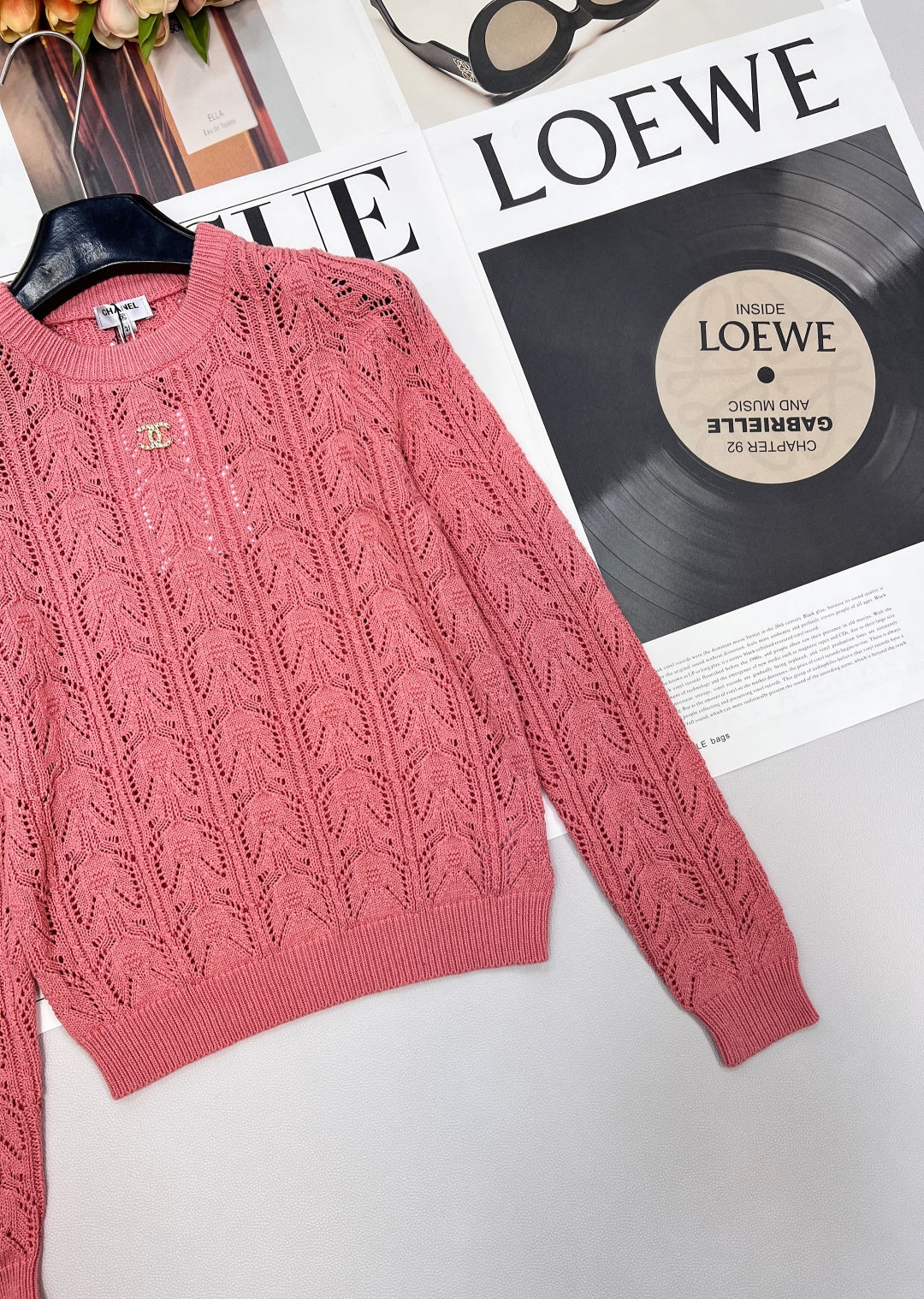 CHANEL 25S LONG-SLEEVE SWEATER 442