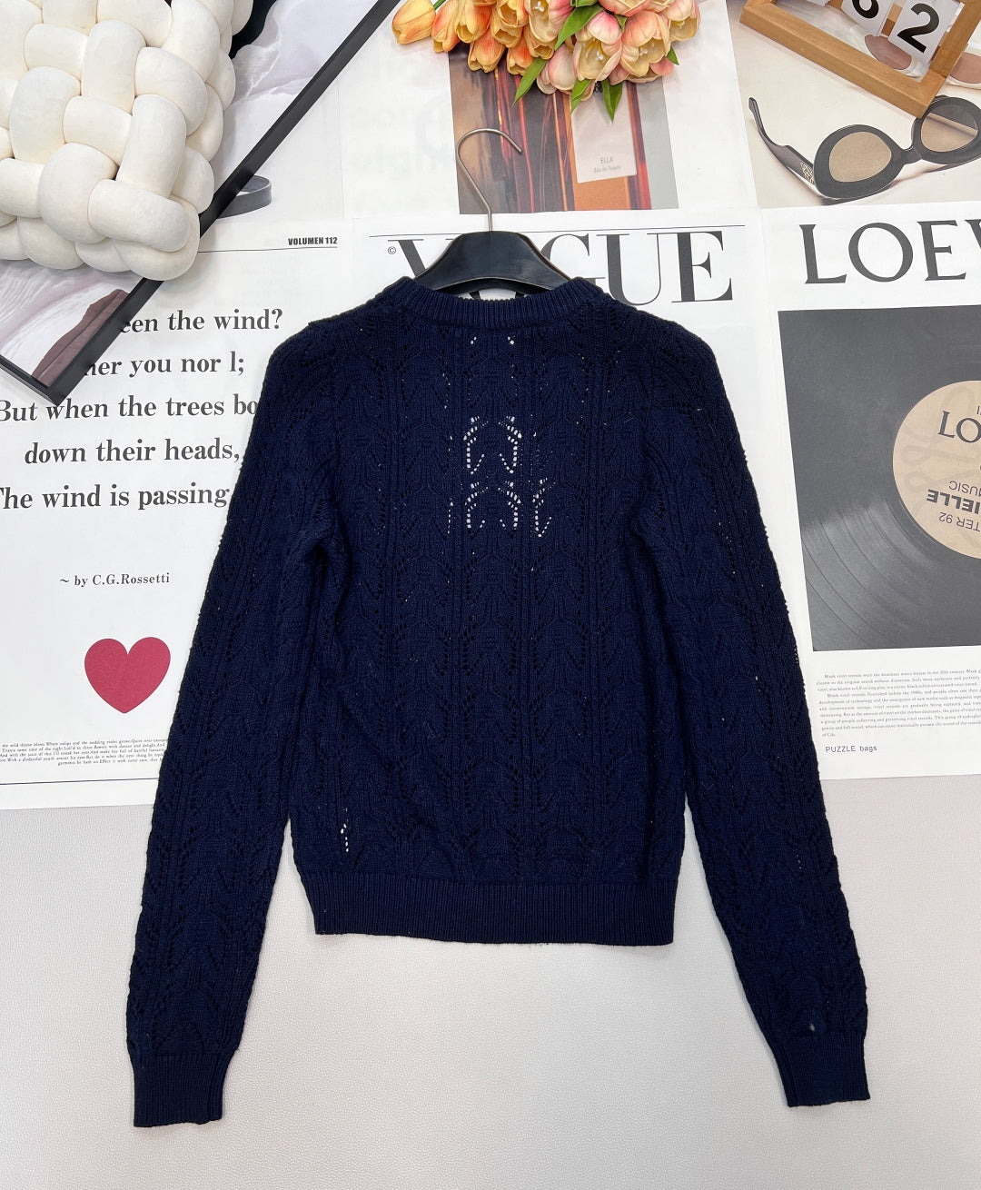 CHANEL 25S LONG-SLEEVE SWEATER 443