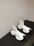 BALENCIAGA 25S SPEED TRAINER SNEAKERS 55 MM IN WHITE KNIT