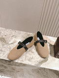 ALAIA MARY JANE 25S IN BEIGE RAFFIA AND BLACK LAMBSKIN WITH SILVER HARDWARE
