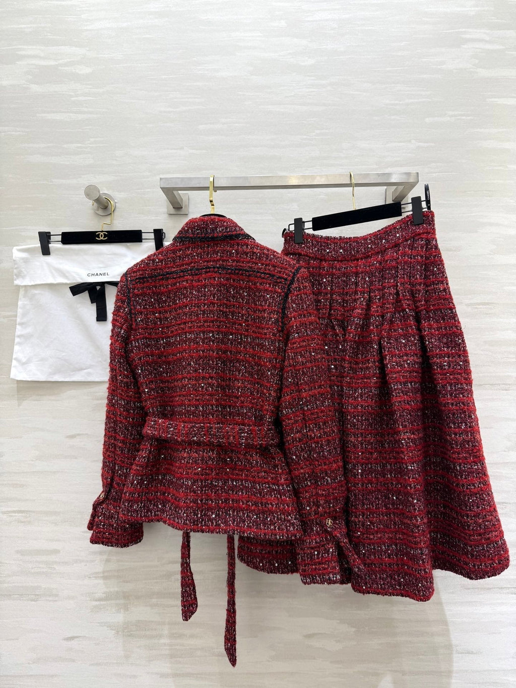 CHANEL 25S TWEED SUIT SET 633