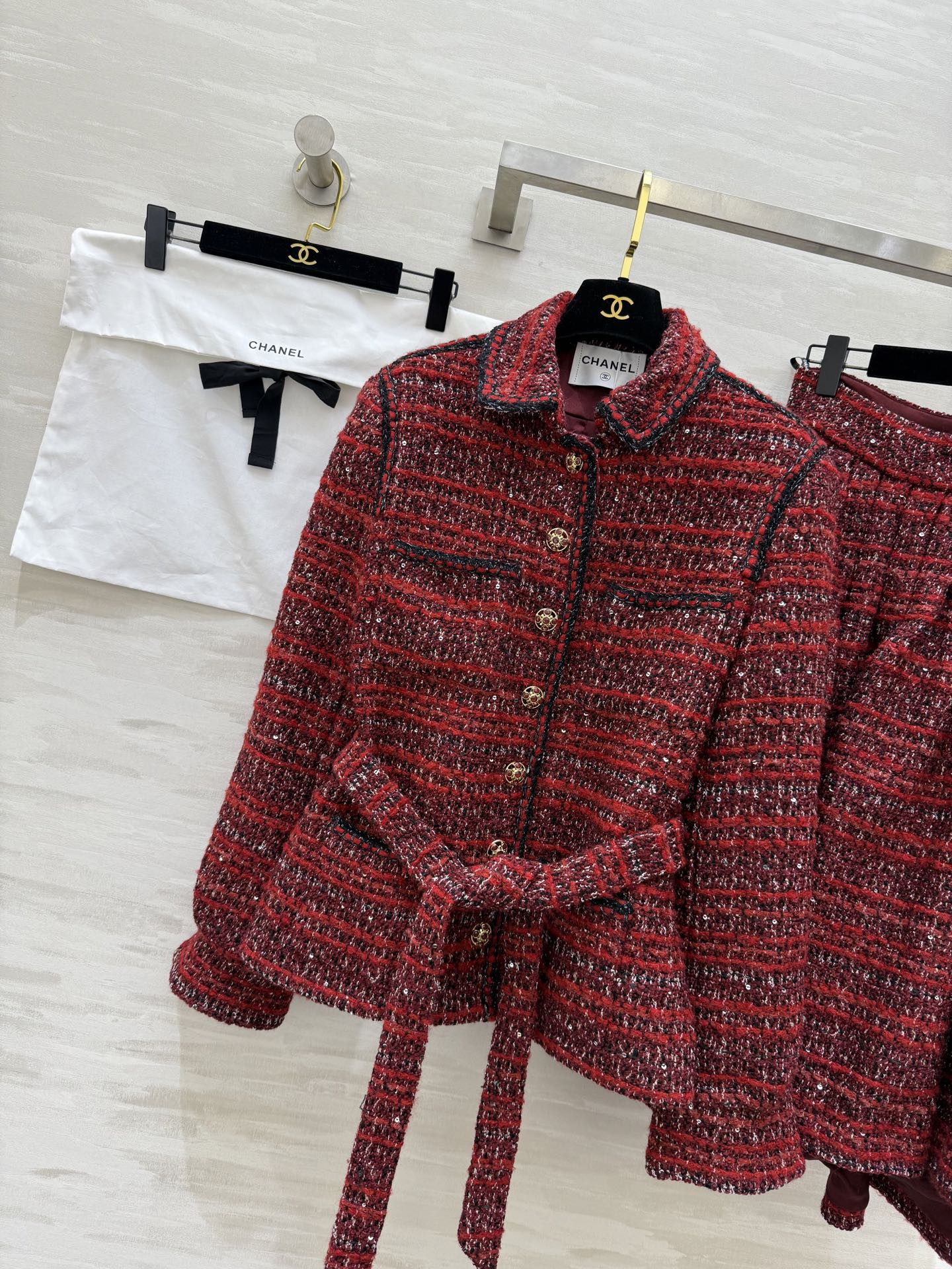 CHANEL 25S TWEED SUIT SET 633