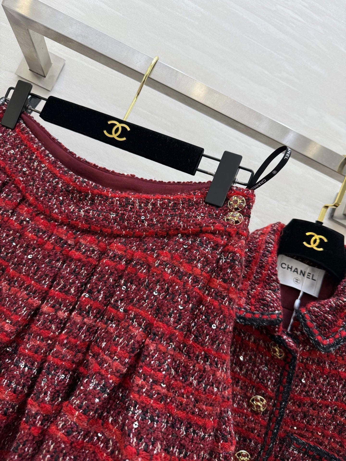 CHANEL 25S TWEED SUIT SET 633