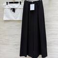 CHANEL 25S WIDE-LEG STRAIGHT PANTS 637