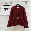 CHANEL 25S V-NECK TWEED JACKET 609
