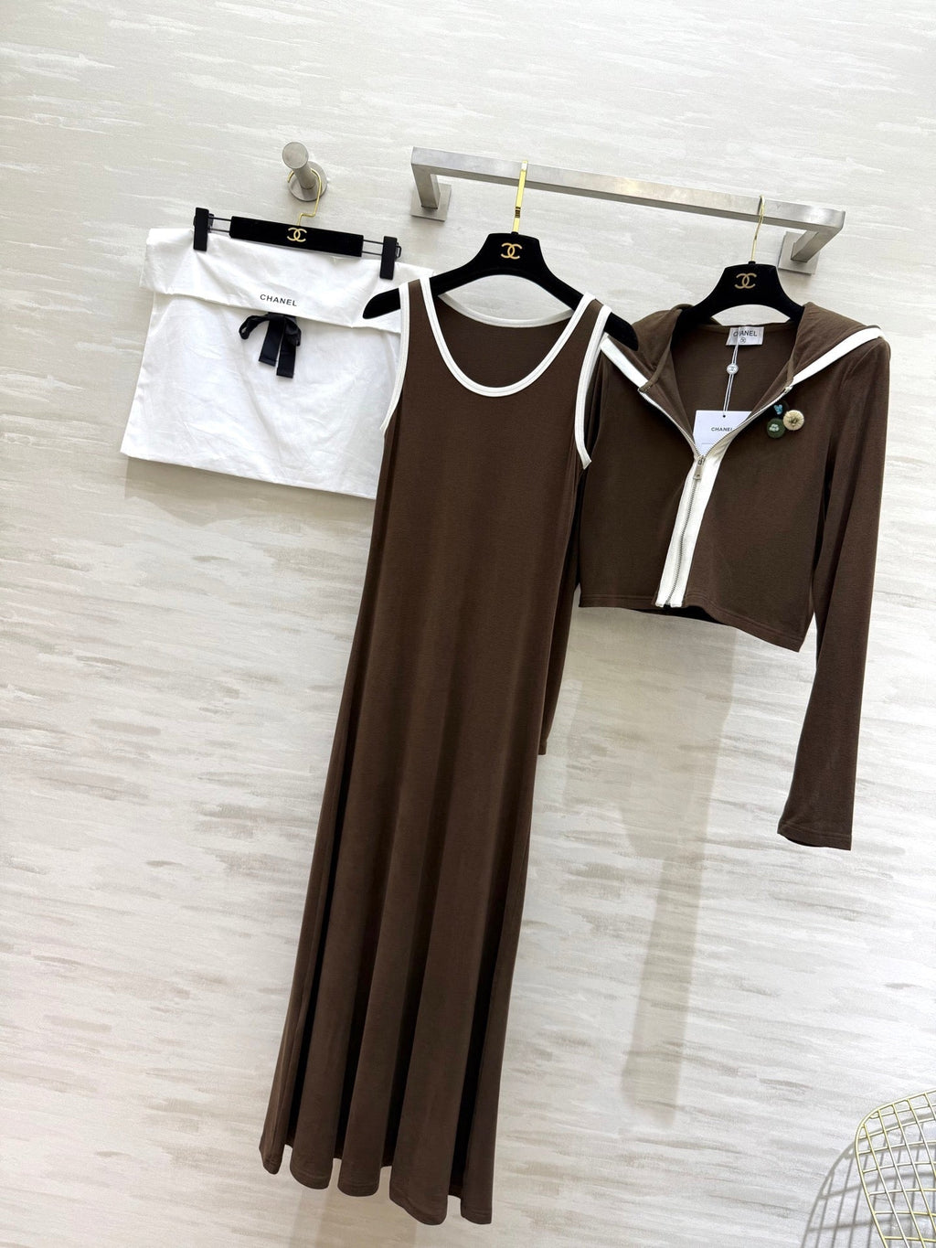 CHANEL 26S TWO-PIECE DRESS SET 783