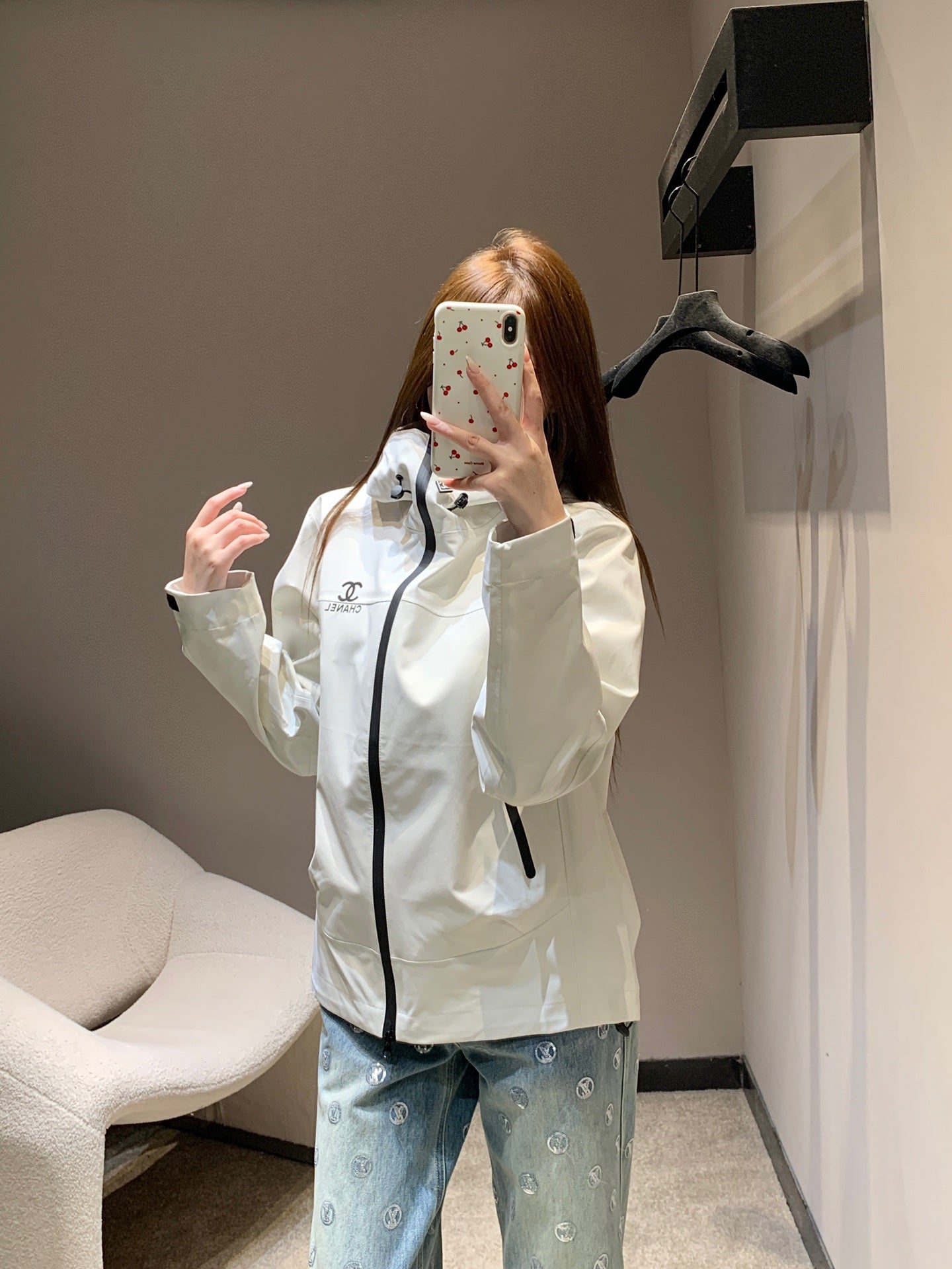 CHANEL 25S HOODED SPORTS JACKET 449