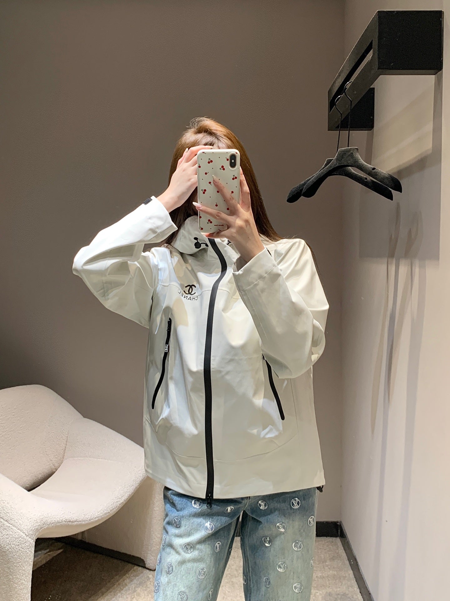 CHANEL 25S HOODED SPORTS JACKET 449
