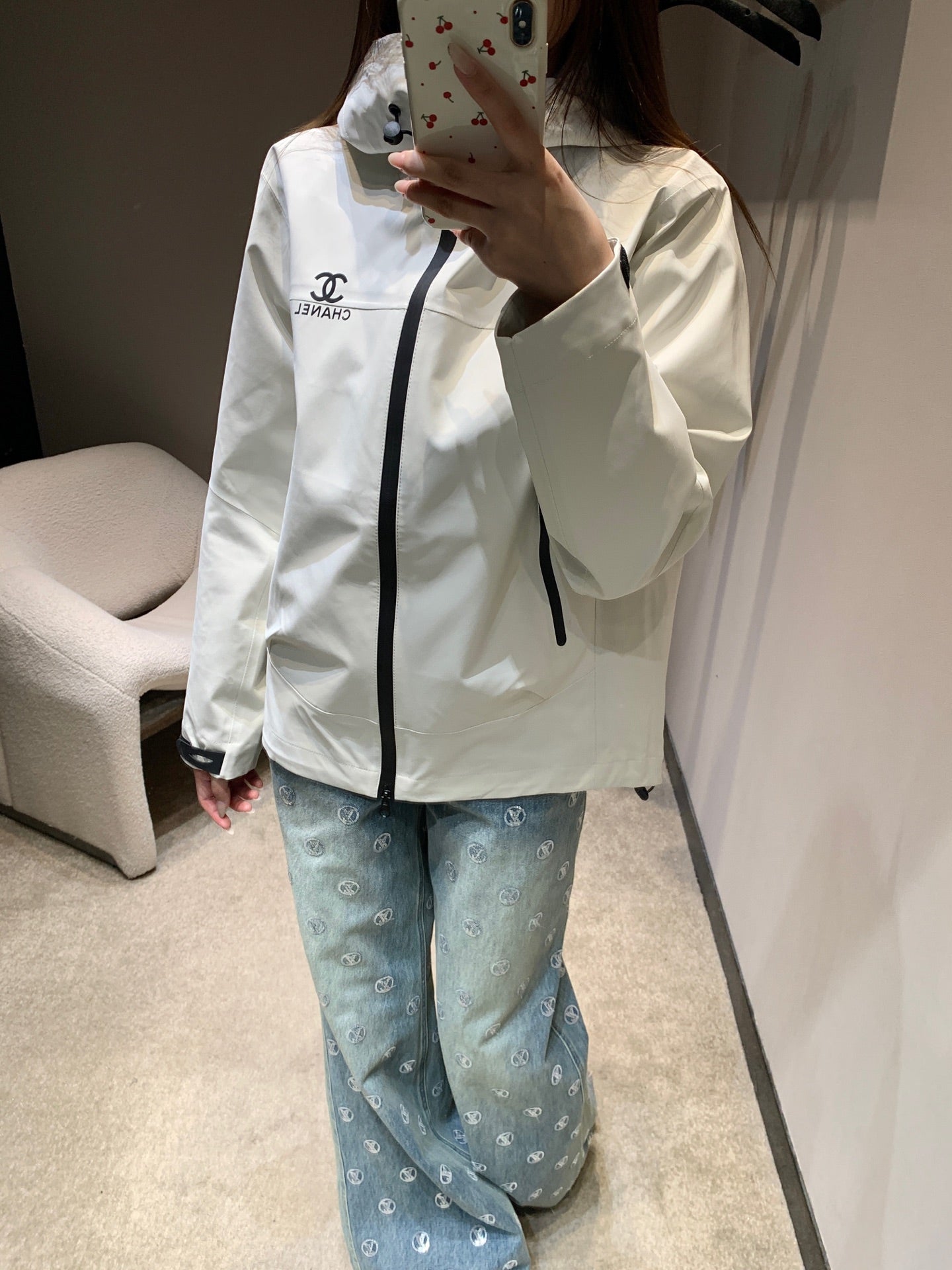 CHANEL 25S HOODED SPORTS JACKET 449
