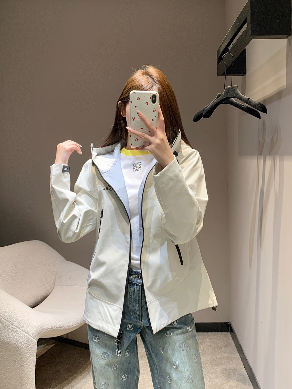 CHANEL 25S HOODED SPORTS JACKET 449