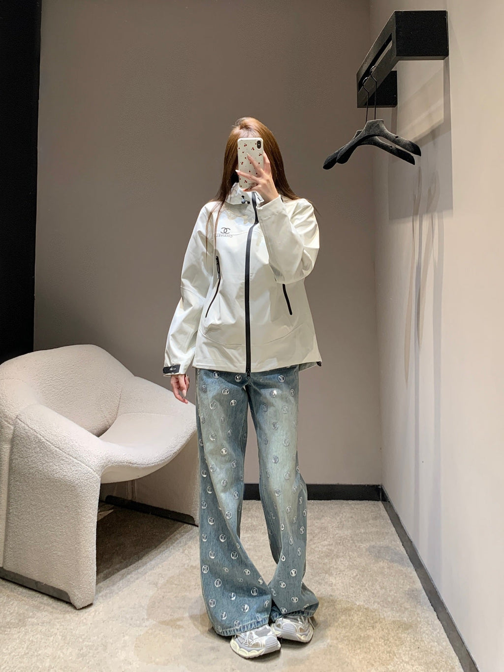 CHANEL 25S HOODED SPORTS JACKET 449
