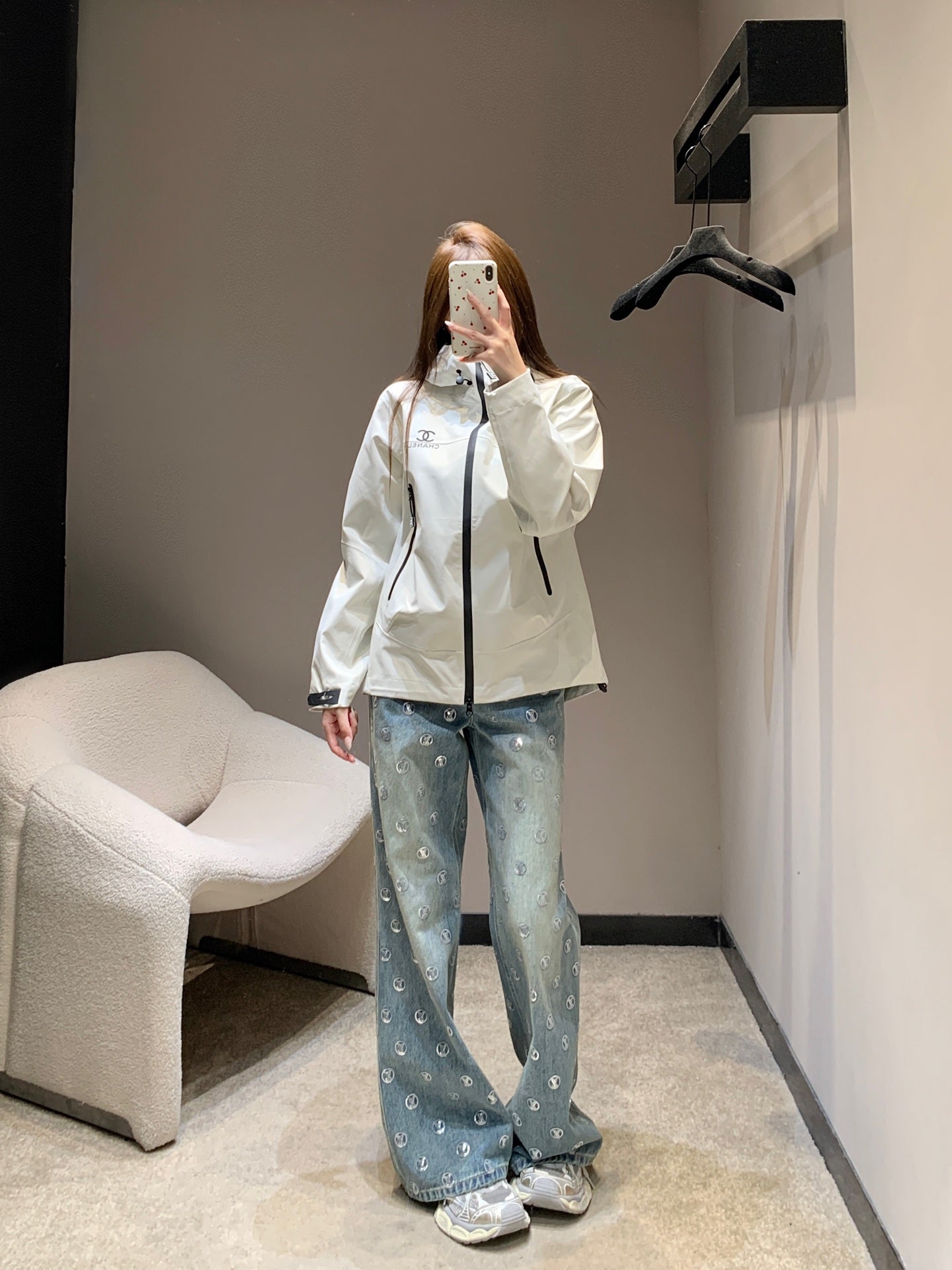 CHANEL 25S HOODED SPORTS JACKET 449
