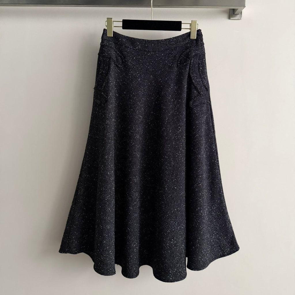 CHANEL 26S TWEED MIDI SKIRT 717