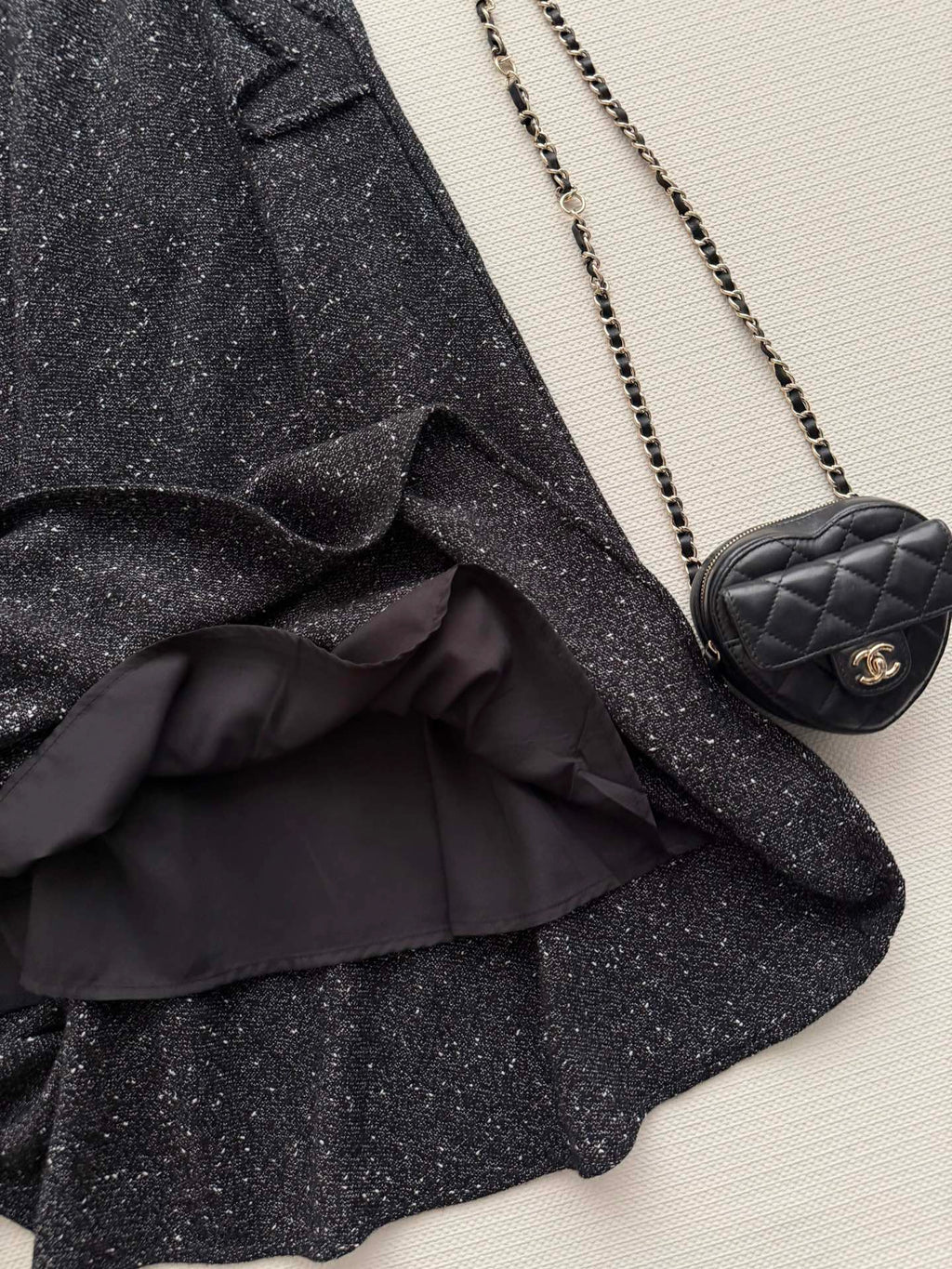 CHANEL 26S TWEED MIDI SKIRT 717