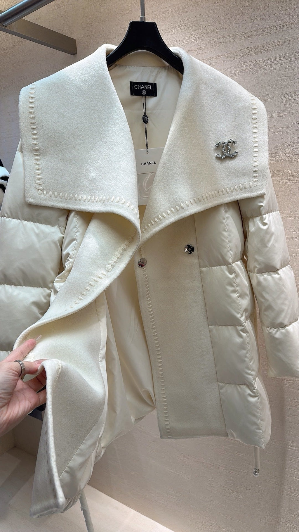 CHANEL 25S REGULAR FIT LONG DOWN JACKET 575