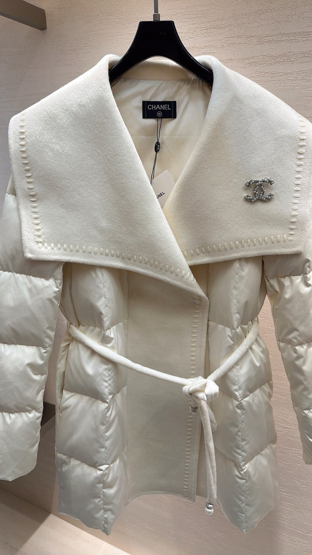 CHANEL 25S REGULAR FIT LONG DOWN JACKET 575
