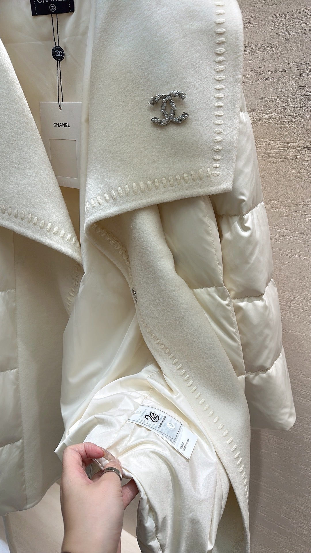 CHANEL 25S REGULAR FIT LONG DOWN JACKET 575