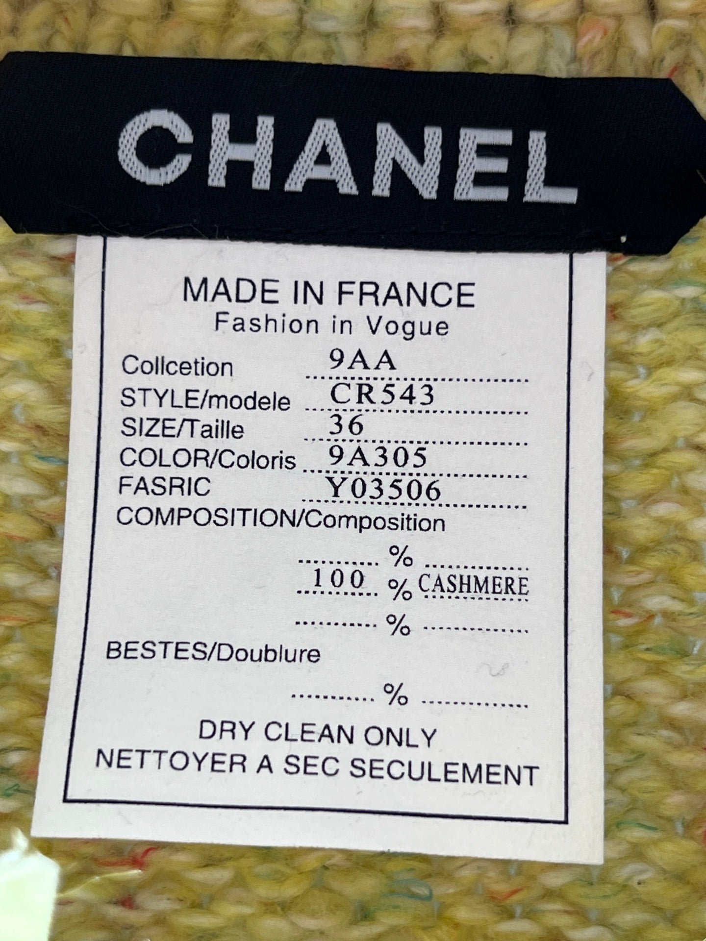CHANEL 25S CARDIGAN 297