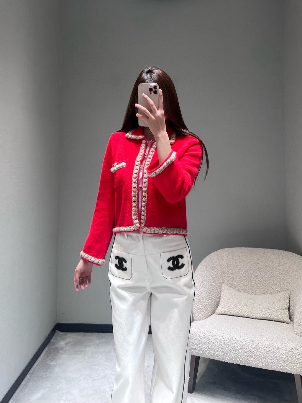 CHANEL 26S SHORT TWEED JACKET 659