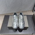 BALENCIAGA 25S SNEAKER IN SILVER CALFSKIN