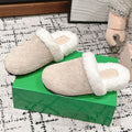 BOTTEGA VENETA REGGIE SLIPPER IN BEIGE SUEDE AND SHEARLING LINING
