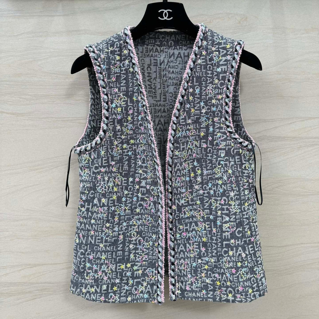 CHANEL 26S DENIM VEST 726